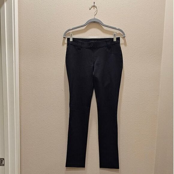 NWOT Theory Black Stretch Pull-On Skinny Knit Pants Size Small - Picture 1 of 5